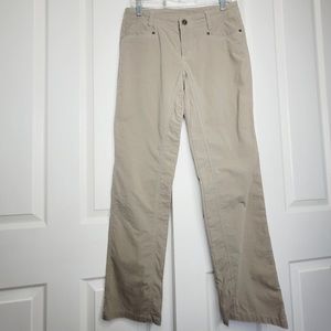 Kuhl Women's Vintage Patina Dye Outdoor Hiking Nylon Pants Brown Size 10 Reg